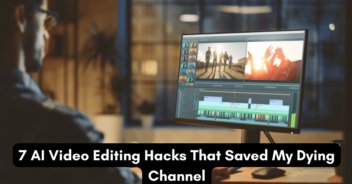 7 AI Video Editing Hacks That Saved My Dying Channel