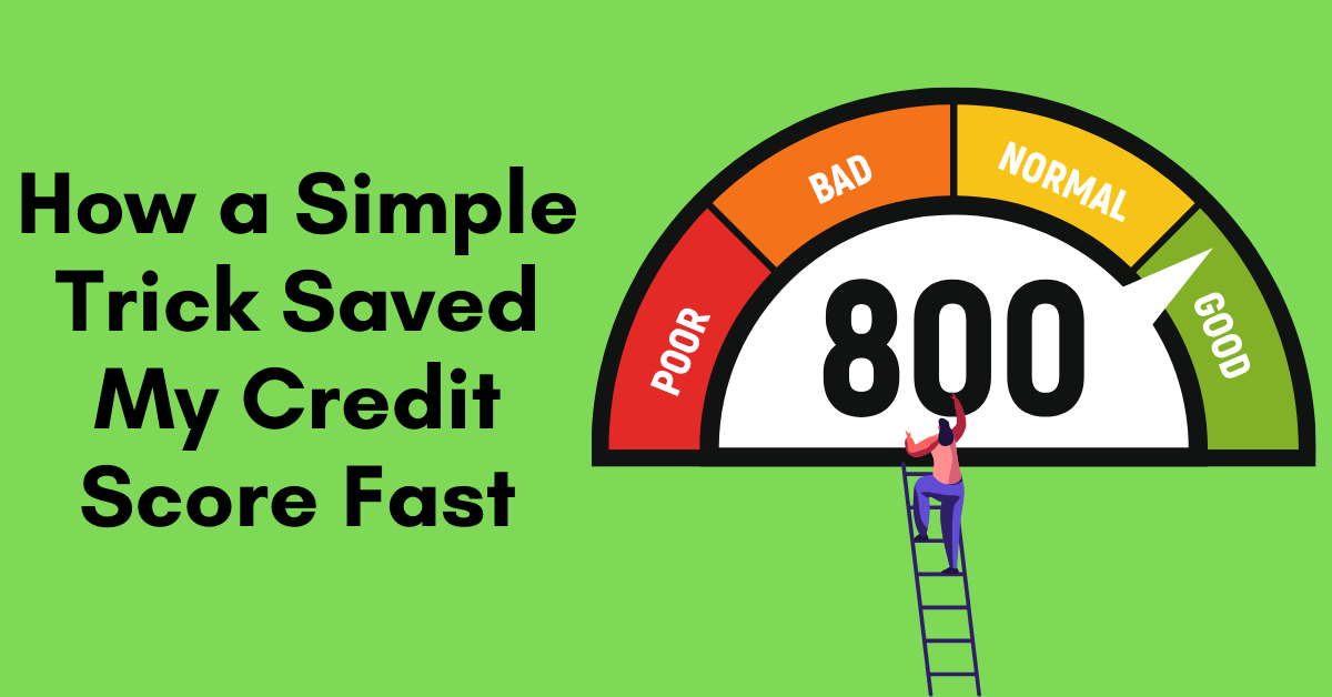 How a Simple Trick Saved My Credit Score Fast