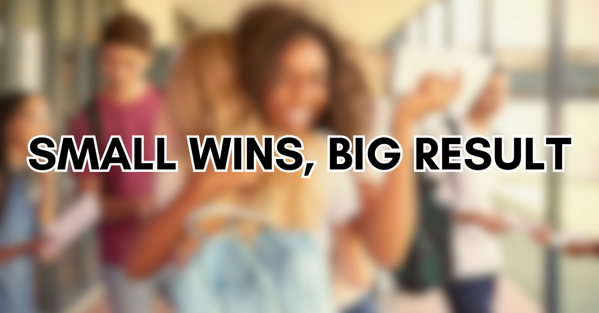 Why Small Wins Beat Big Goals Every Damn Time