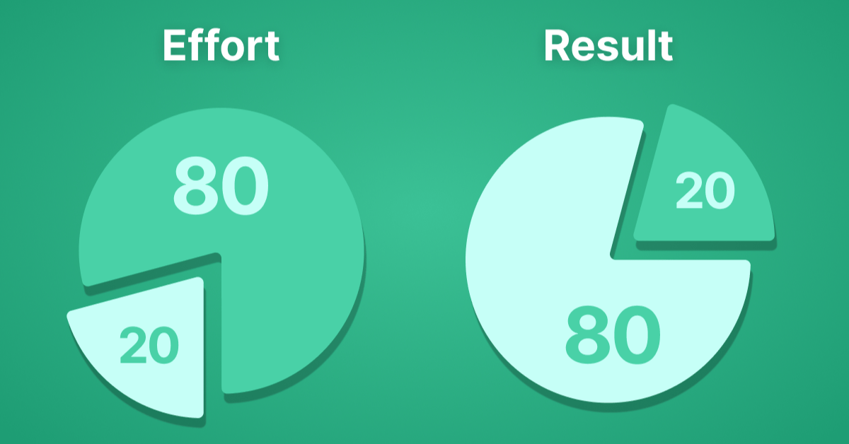 Why the 80/20 Rule Runs My Day Better