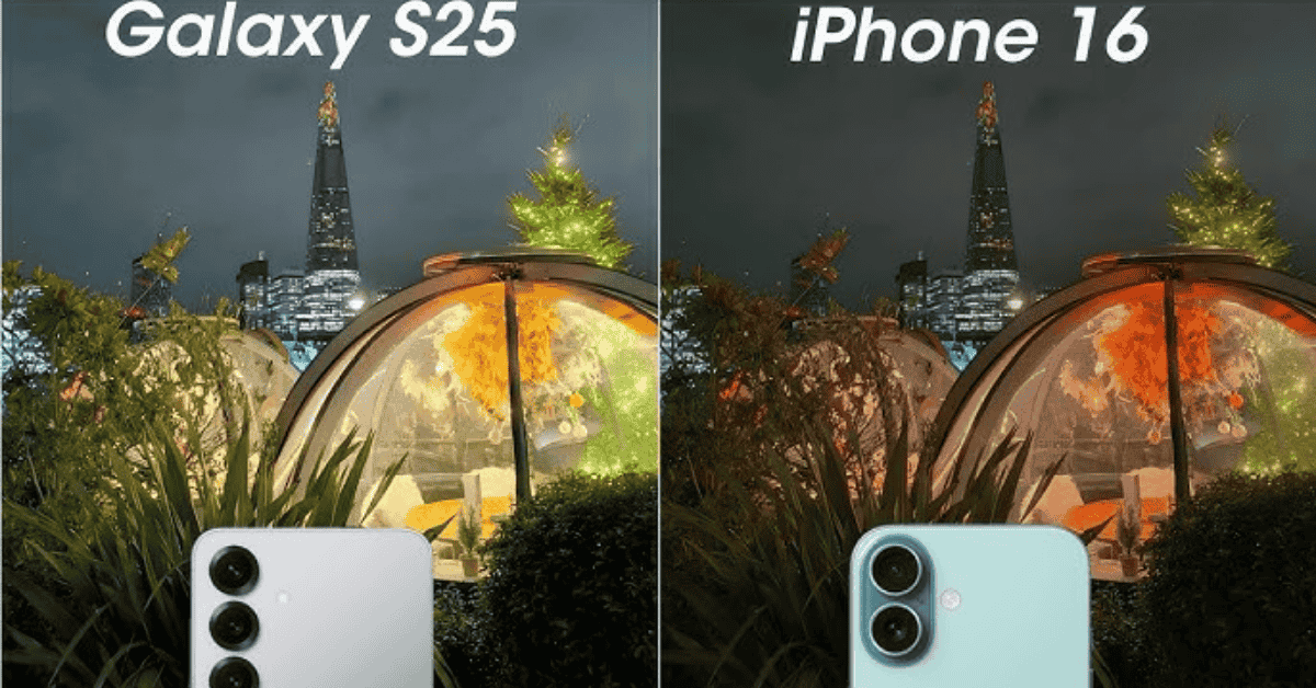 iPhone 16 vs. Samsung Galaxy S25